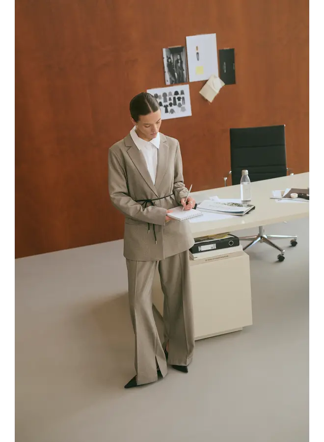 Tilla Blazer Feather Gray Melange