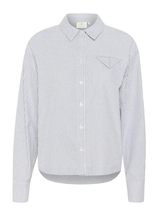 Osita Shirt White/Black Oxford