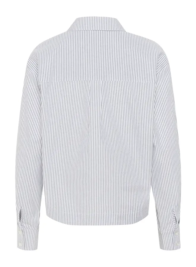 Osita Shirt White/Black Oxford