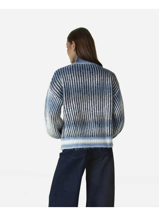 Daly Knitted Pull Blue Haeven Melange