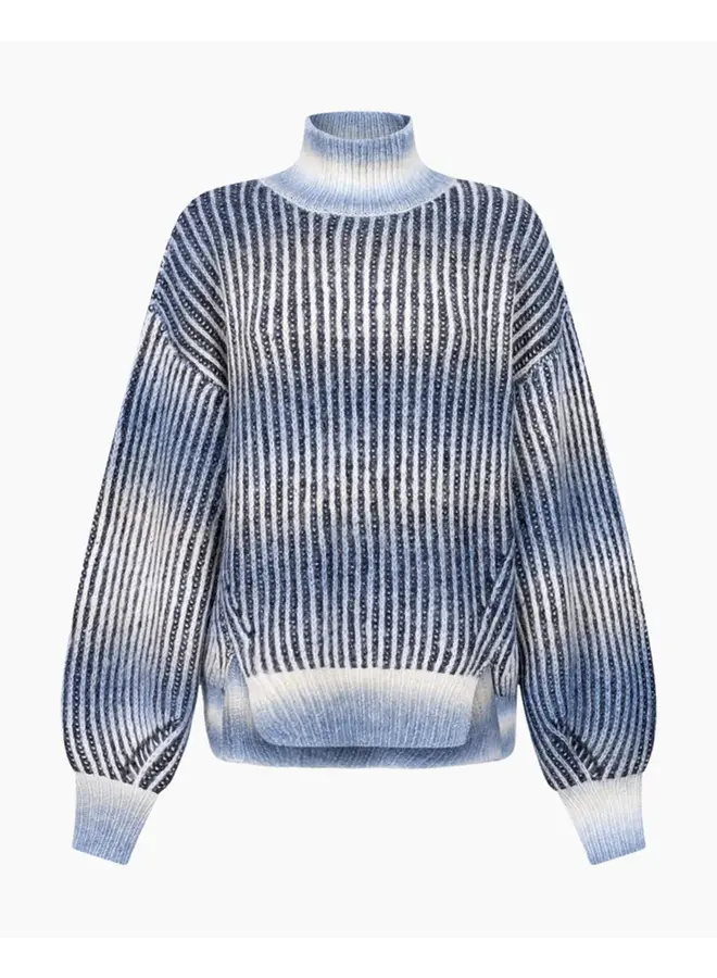 Daly Knitted Pull Blue Haeven Melange