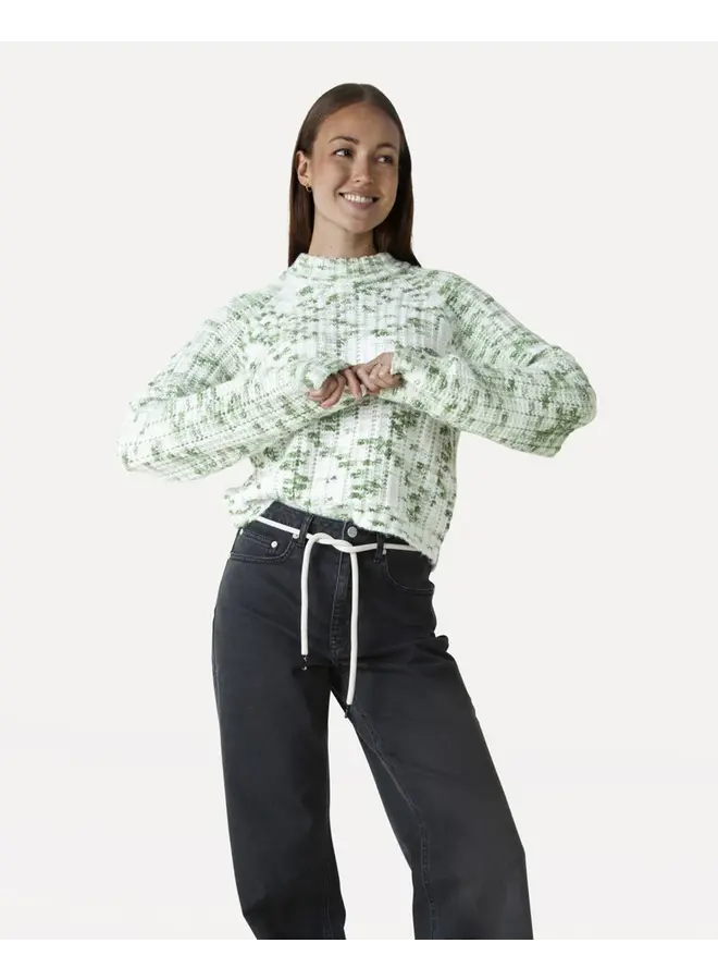 Aziazh Knitted Pull Artichoke Off White