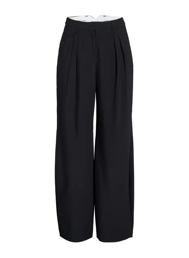 Billie Pleated Pants Black