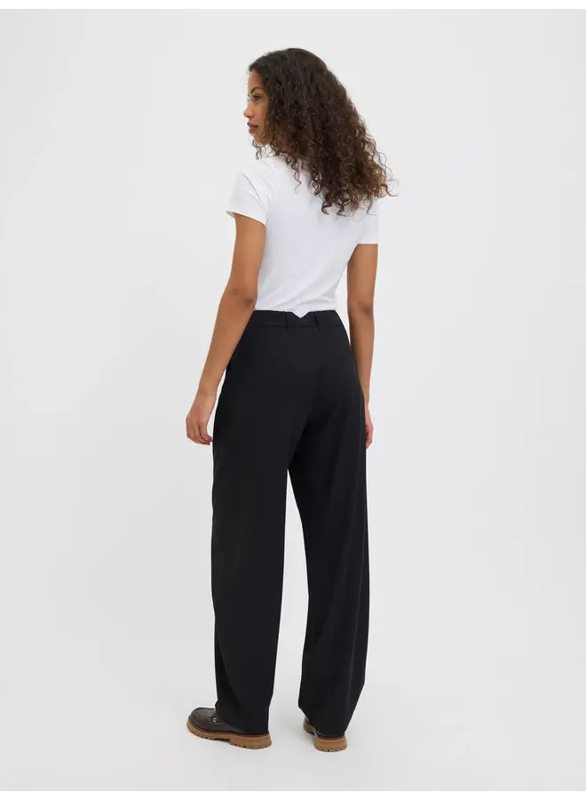 Billie Pleated Pants Black
