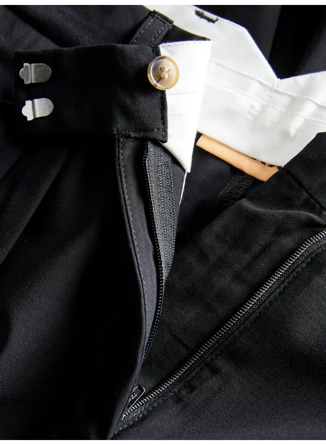 Billie Pleated Pants Black