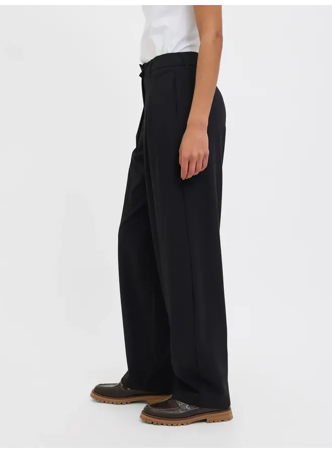 Billie Pleated Pants Black