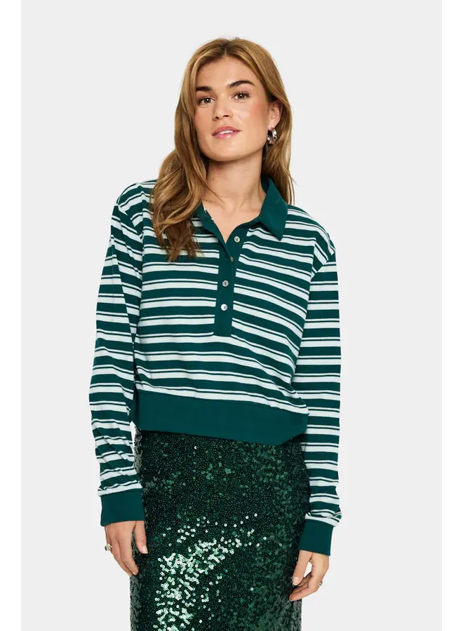 Marjorie T-shirt June Bug Stripe