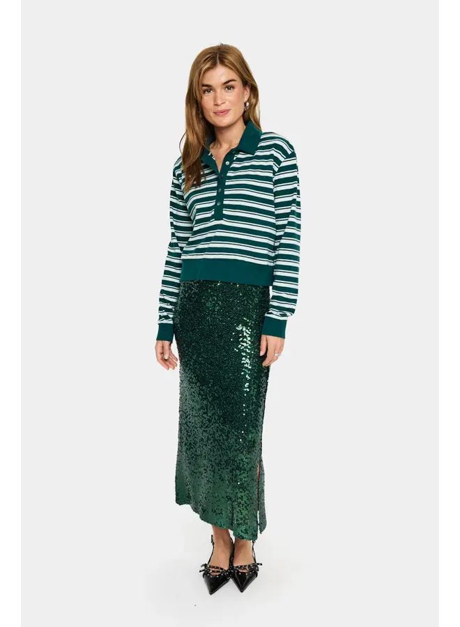 Marjorie T-shirt June Bug Stripe