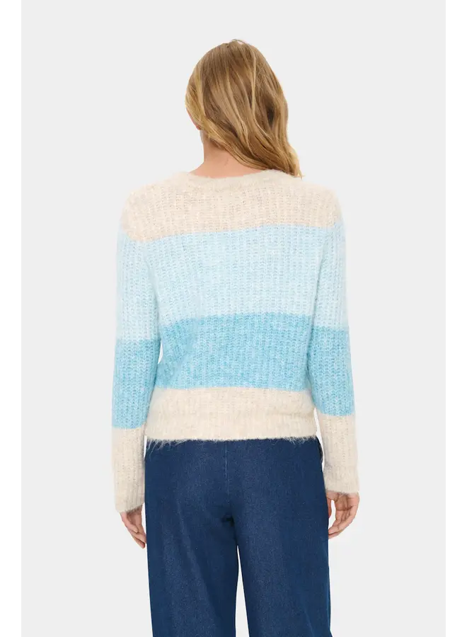 Mandy Pullover Aqua Haze Melange