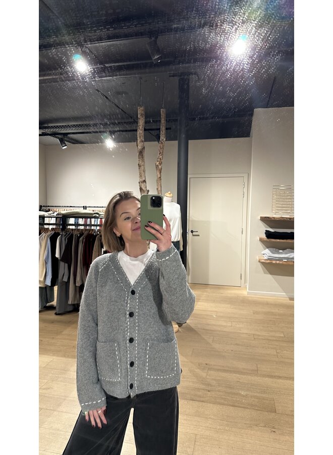Nora Gilet Grey