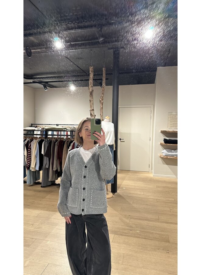 Nora Gilet Grey