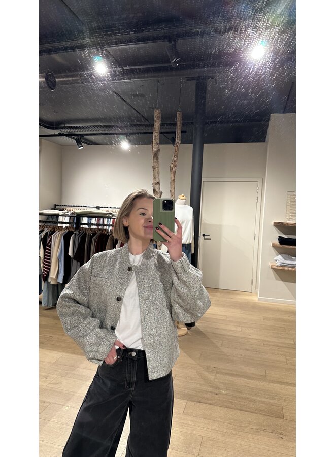 Lola Jacket Silver Grey