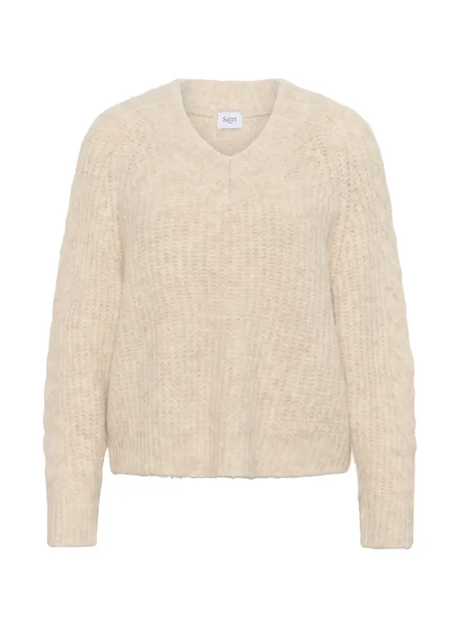Manda Pullover Brown Rice Melange