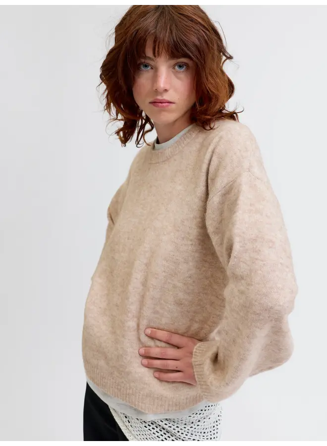Matilda Wool Blend Knit Fog