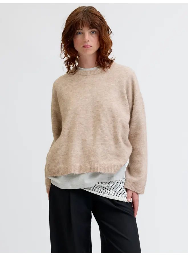 Matilda Wool Blend Knit Fog