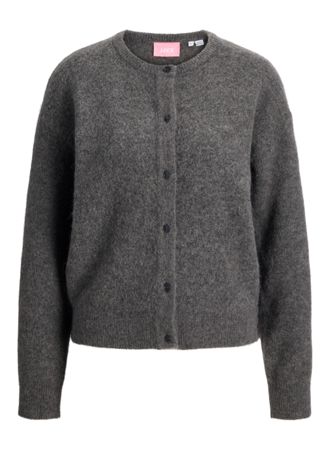 Matilda Wool Blend Cardigan Dark Grey