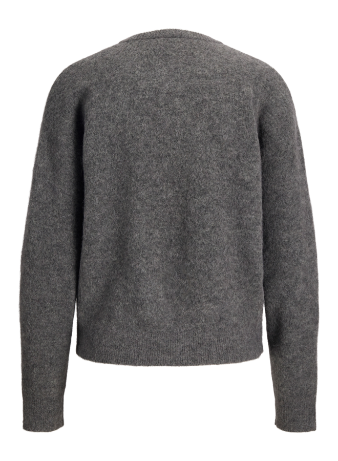 Matilda Wool Blend Cardigan Dark Grey