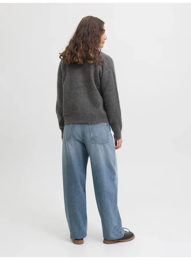 Matilda Wool Blend Cardigan Dark Grey