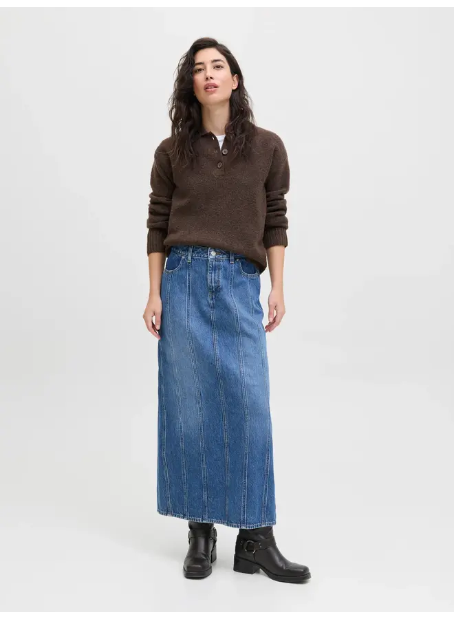Cana Denim Long Skirt Medium Blue