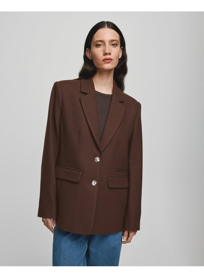 Elliot Loose Blazer Hot Fudge
