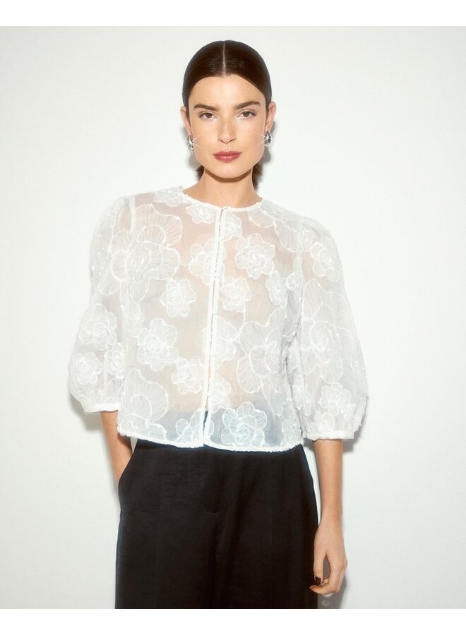 Ismene 3/4 Shirt Bright White