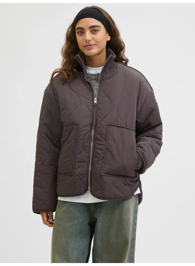 Serena Mid Quilted Jacket Bracken