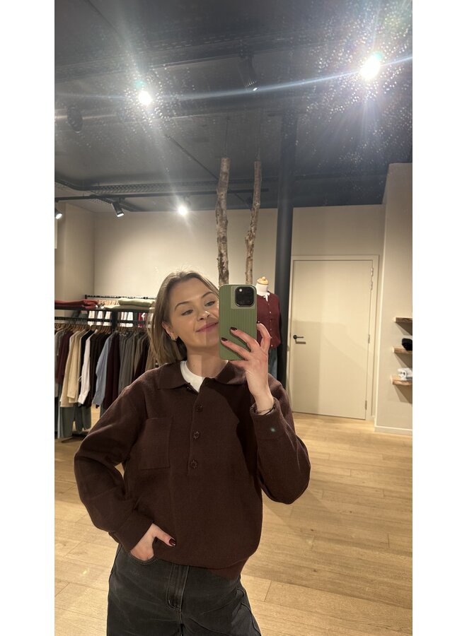 Polo Sweater Marron