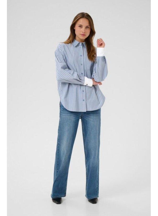 Milina Shirt Windward Blue Stripe