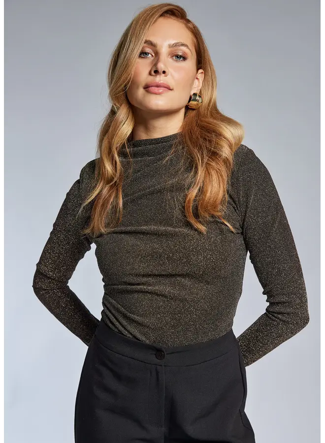 Tasmin Top Black/Gold