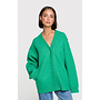 Heavy Cardigan Bright Green