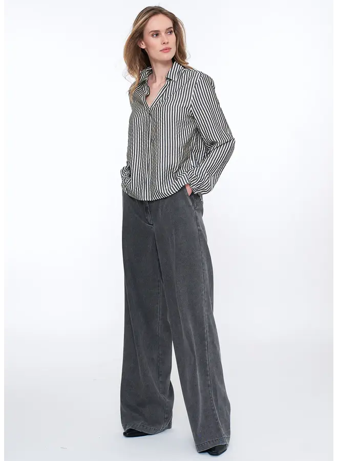 Zubi Blouse Black Cream