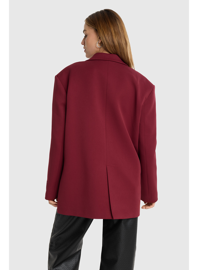 Oversized Blazer Bordeaux