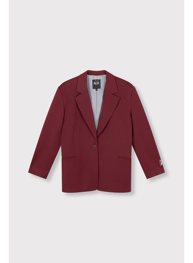 Oversized Blazer Bordeaux