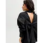Zola Open Back Shirt Black