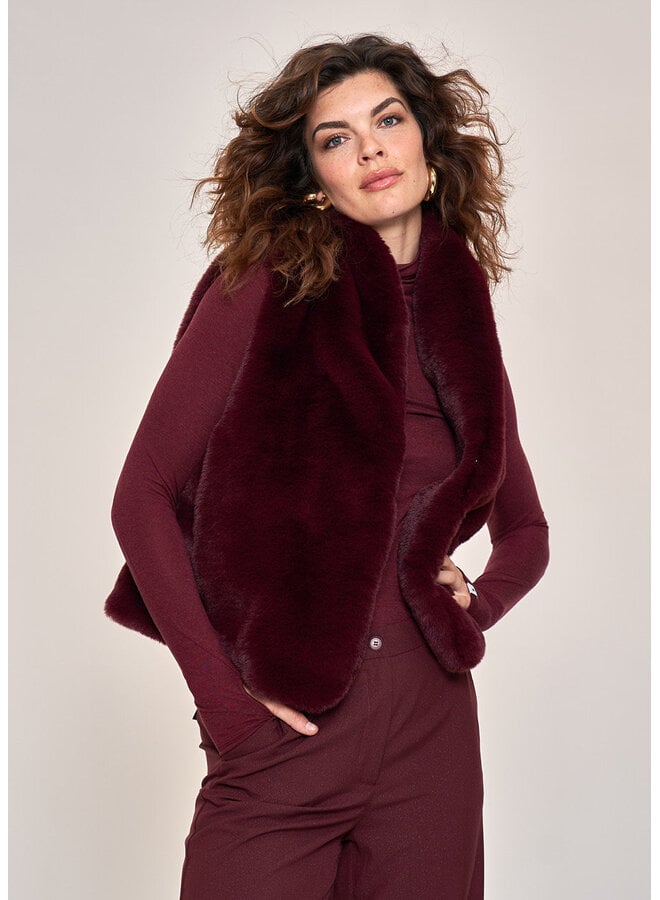 Zanesse Gilet Burgundy