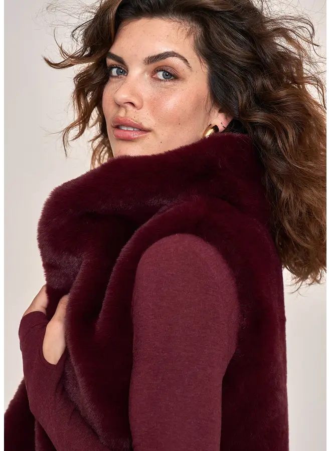 Zanesse Gilet Burgundy