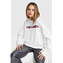 The Label Longsleeve Top Soft White