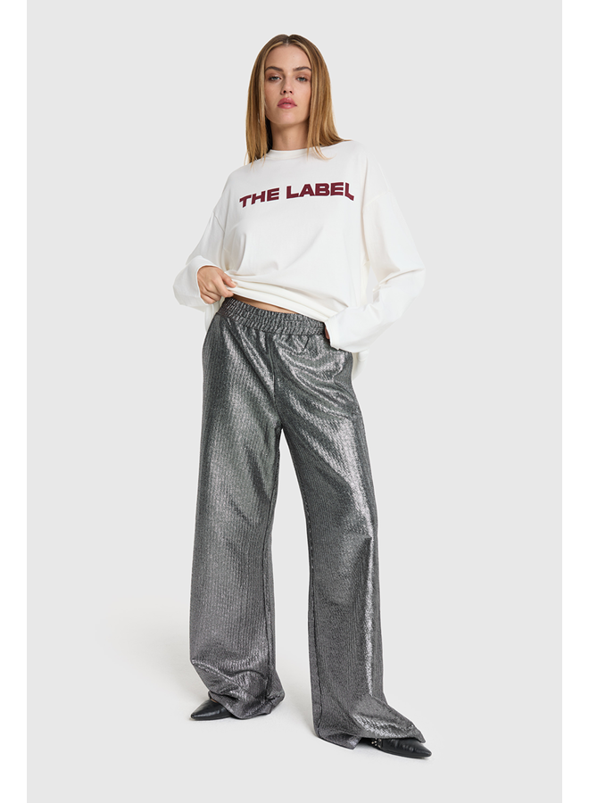 The Label Longsleeve Top Soft White