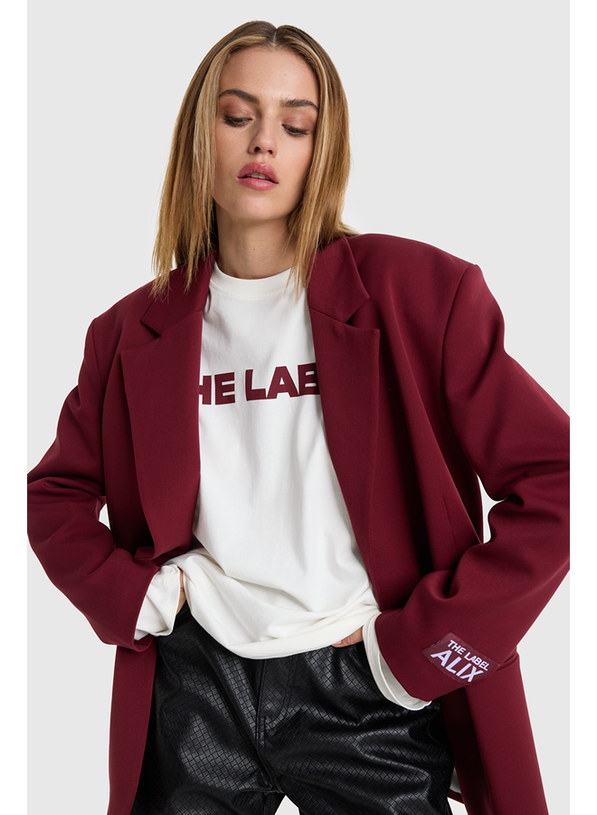 The Label Longsleeve Top Soft White