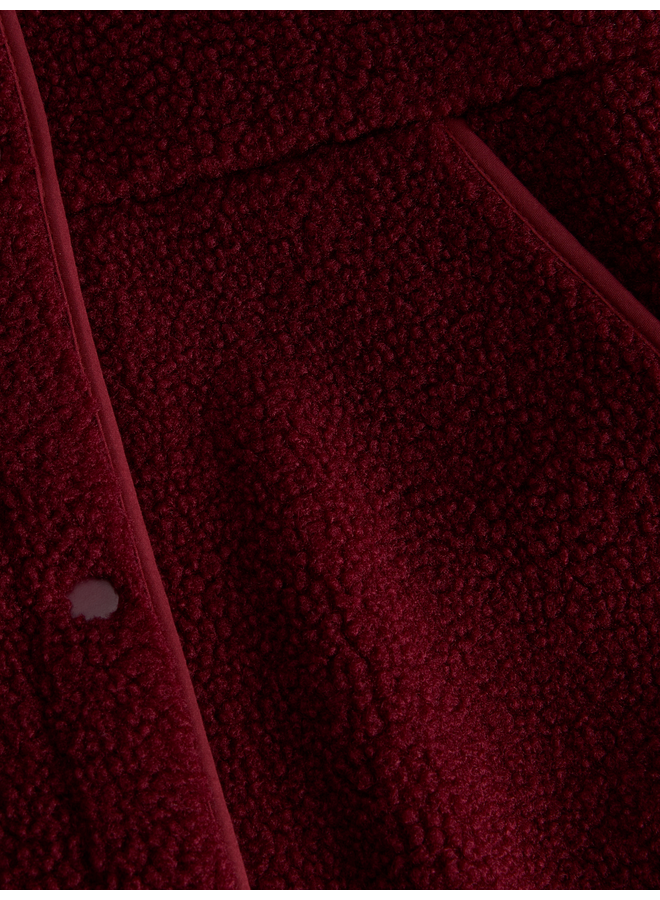 Vera Teddy Jacket Cabernet