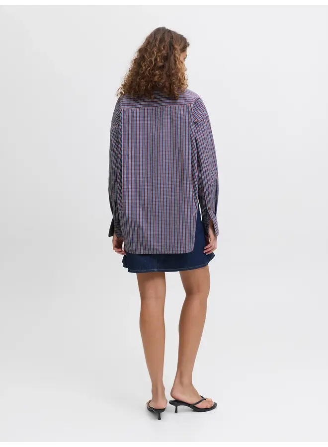Jamie Relaxed Shirt Cabernet/Navy