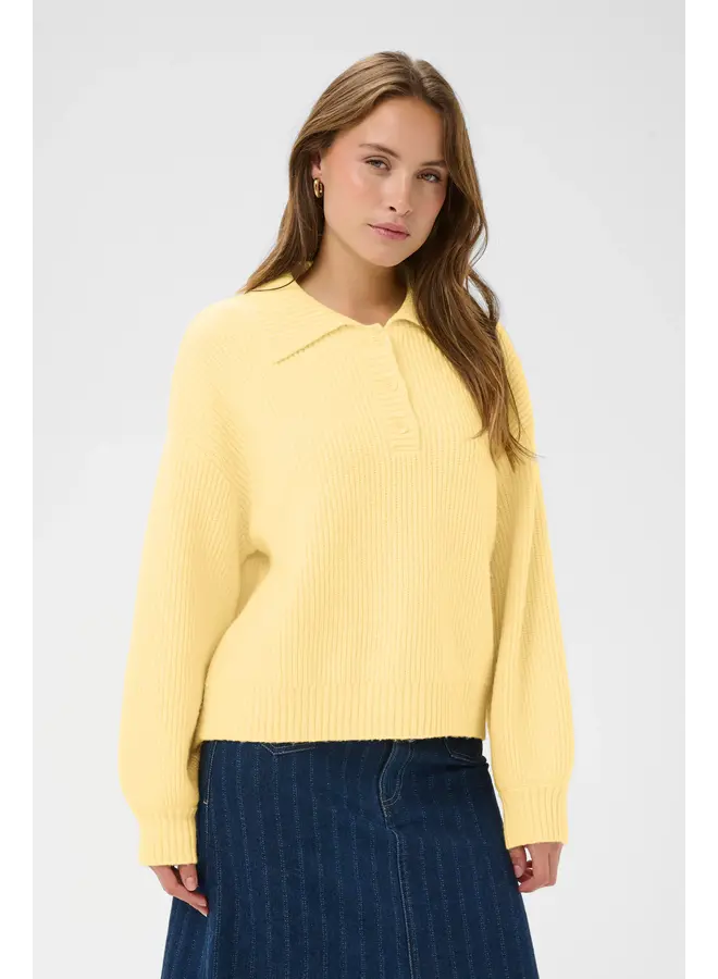 Ottoline Polo Pullover Lemon Drop