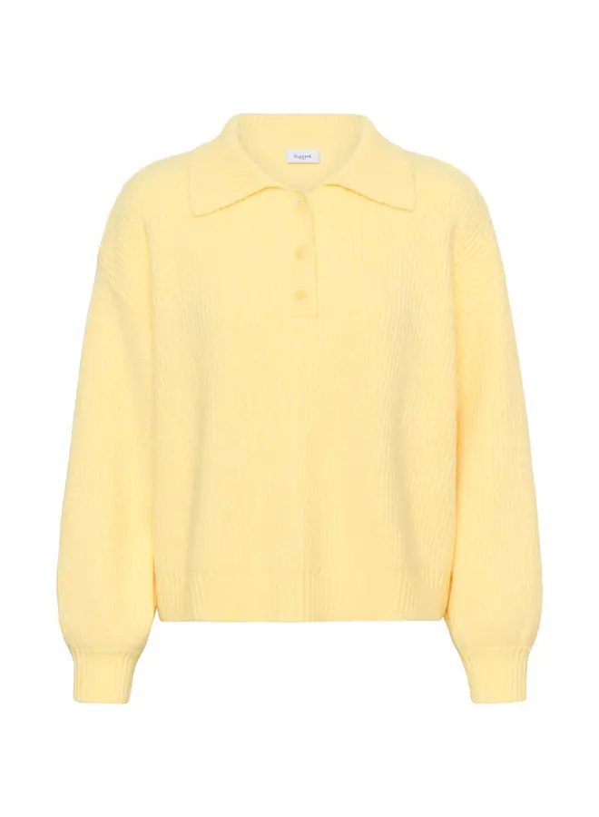 Ottoline Polo Pullover Lemon Drop