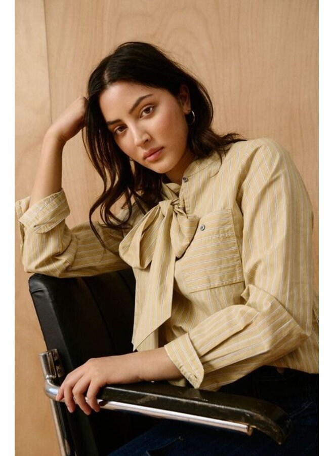 Otisha Blouse Cocoon Stripe