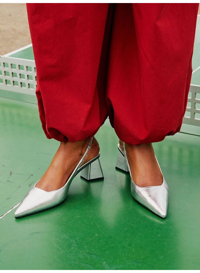 Biamaralyn Slingback Silver