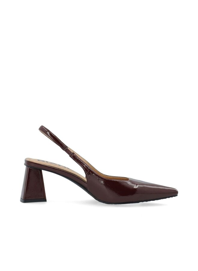 Biamaralyn Slingback Patent Burgundy