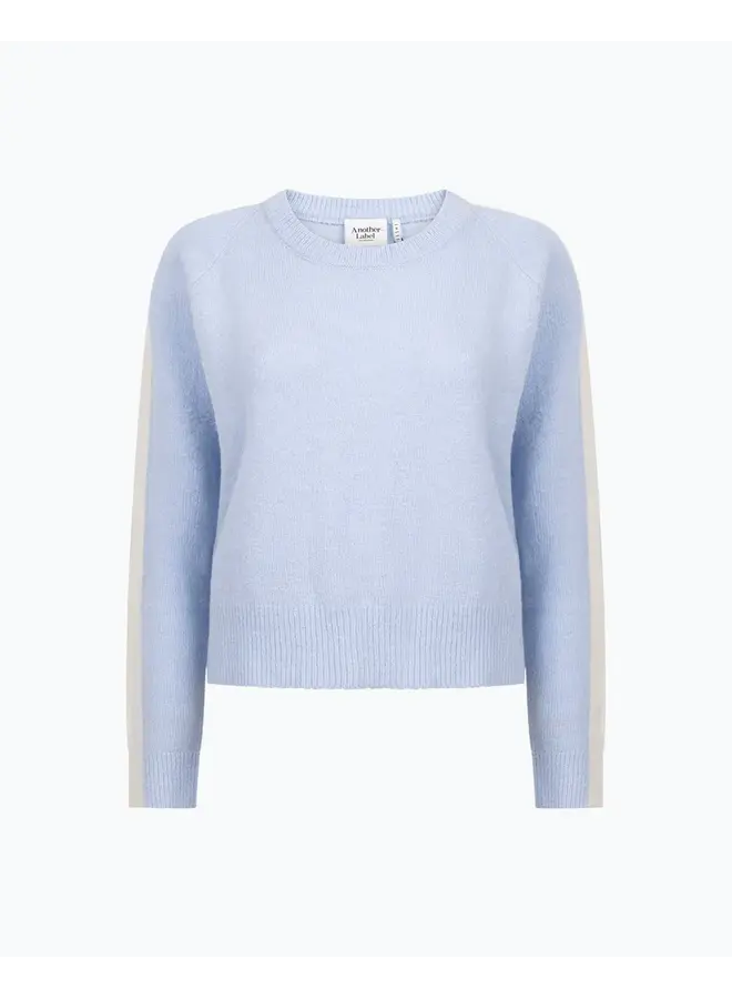 Emily Knitted Pull Sheer Blue