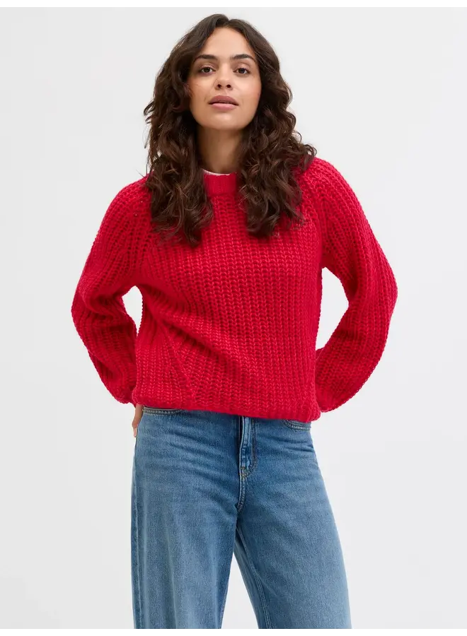 Kelly Chunky Crew Neck Barberry