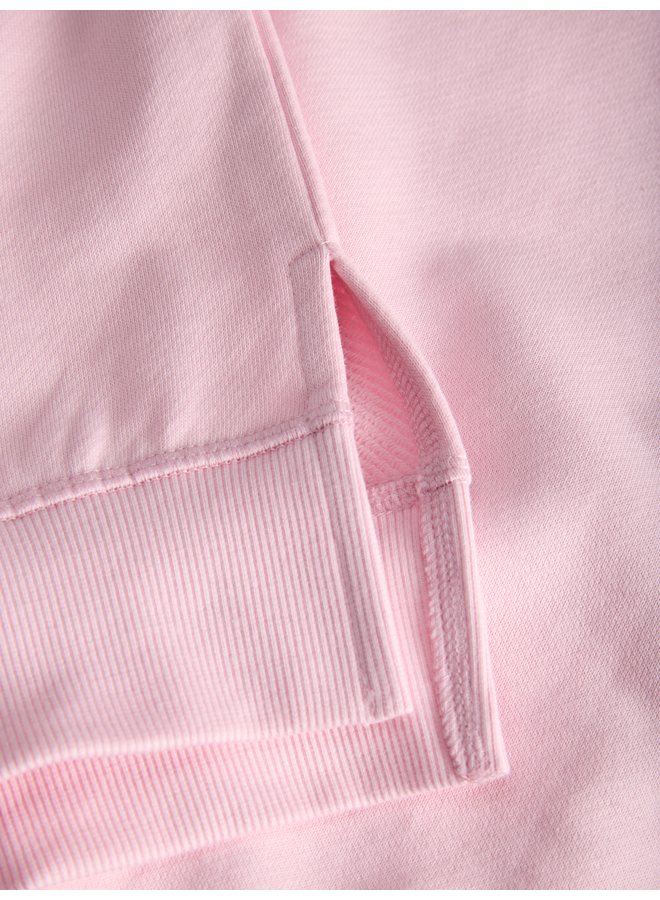 Cora Oversized Crew Pink Lady