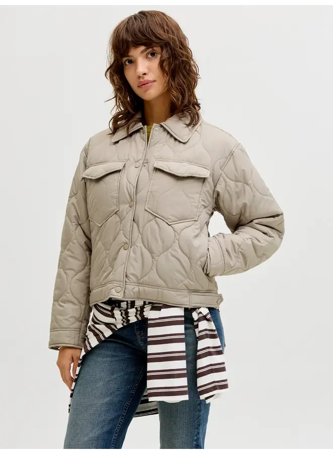 Hope Allie Quilted Jacket Vintage Kaki